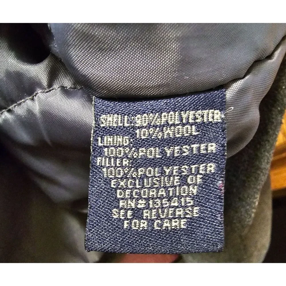 U.S. Polo Assn. Jacket Boys 18 Month Dark Gray Hooded‎ Long Sleeve Wool
